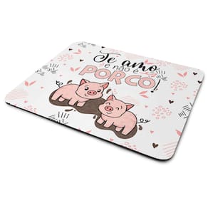 Mouse Pad Divertido Namorados - Te amo e não é porco!