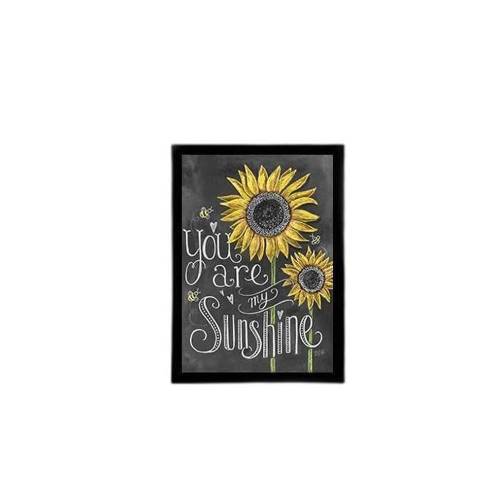 Quadro You Are My Sunshine 45X34Cm - Com Vidro Moldura Preta