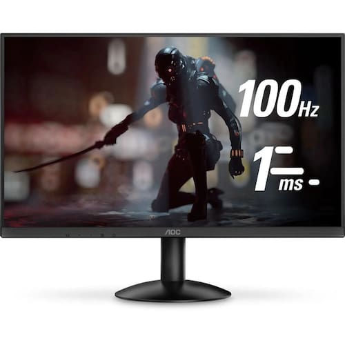 imagem-Monitor 23,8" AOC Gamer 24B30HM2, Full HD, Painel VA, 100Hz, 1ms, HDR Mode, Adaptive-Sync  AOC