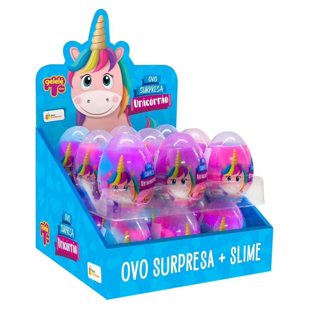 Slime Ovo Surpresa 18 Unidades Gelele