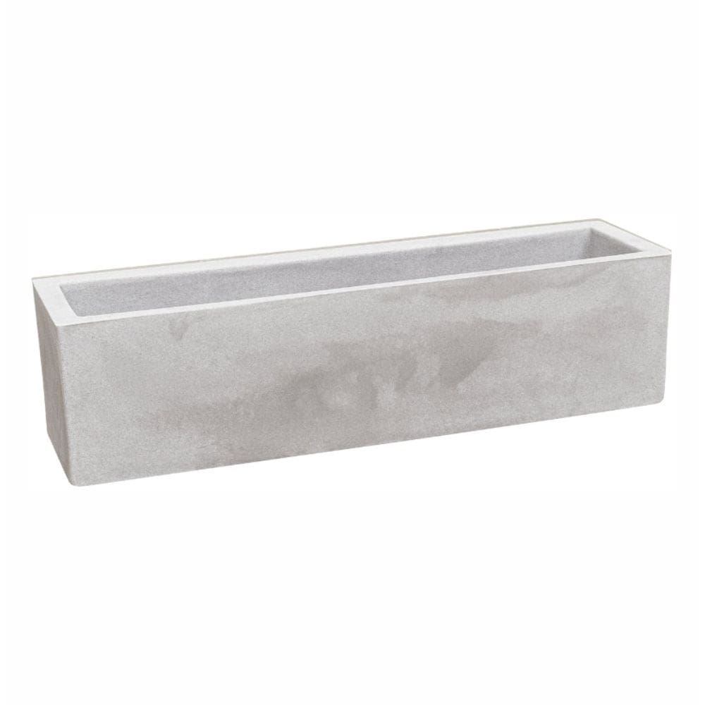 Vaso Floreira Jardineira Flat Polietileno 57x15x15cm Japi