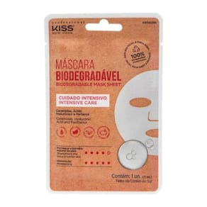 Kiss New York Biodegradável Cuidado Intensivo - Máscara Facial (1 Unidade)