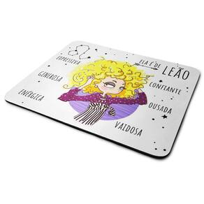 Mouse Pad Signos Girls - Ela é de Leão - M2