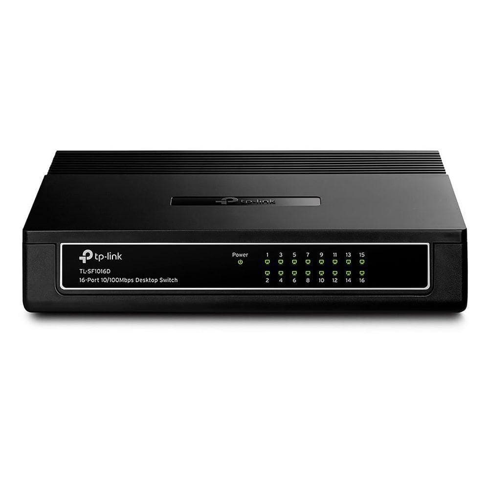 Switch Tp-Link Mesa 16 Portas 10/100Mbps Tl-Sf1016D