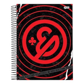Caderno Enaldinho Espiral Capa Dura 1 Matéria 80F Escolar