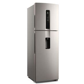 Geladeira Electrolux Frost Free Inverter 410L Água na Porta com AutoSense Duplex Inox Look (IW46S)