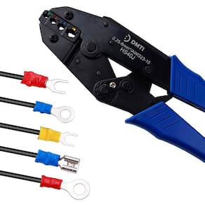Kit 10X Alicate De Crimpar Terminal Pré E Isolado 0,25 A 6Mm