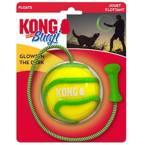 Mordedor Kong Bunji High-Viz Ball Brinquedo Aquático Flutua Cachorro Médio - Amarelo