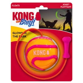 Mordedor Kong Bunji High-Viz Ball Brinquedo Aquático Flutua Cachorro Grande - Laranja
