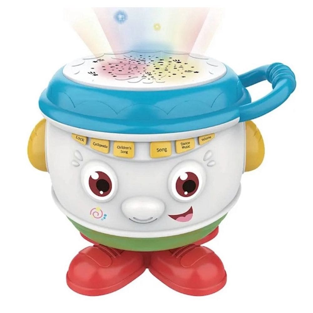 Tambor Mágico Infantil com Atividades Luz e Som - Zippy Toys