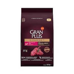 Ração Gran Plus Gourmet Cães Adultos Mini Ovelha e Arroz 10,1kg