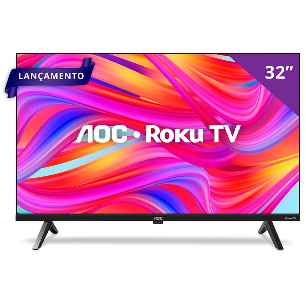Smart TV 32S5045/78G Roku TV 32 Polegadas HD AOC