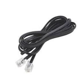 Cabo Liso Para Telefone Rj11 X Rj11 Preto-2m