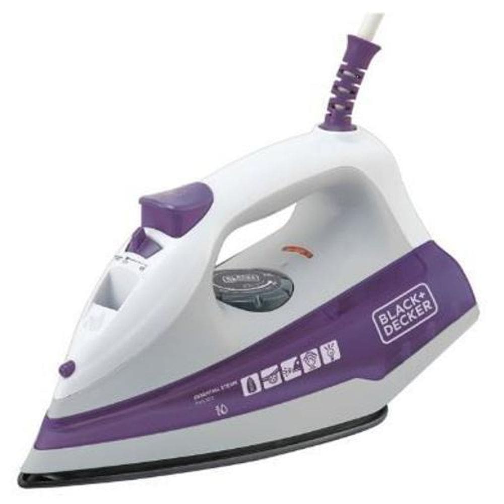 Ferro de Passar Vapor Black & Decker FX1000 Roxo 110V