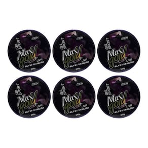 Cera Capilar Maxgold Modeladora Sport Uva - Kit Com 6Un