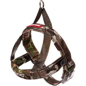 Colete de arnês para cães EzyDog Premium Quick Fit ajustável verde