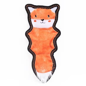 Brinquedo Squeak ZippyPaws Z Stitch Skinny Peltz Fox para cães