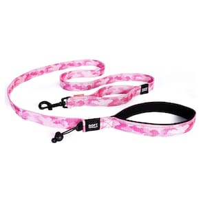Coleira para cães EzyDog Soft Trainer com alça de controle de tráfego rosa