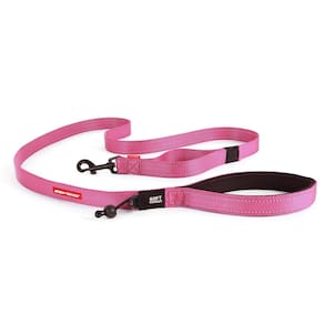 Coleira para cães EzyDog Soft Trainer com alça de controle de tráfego rosa