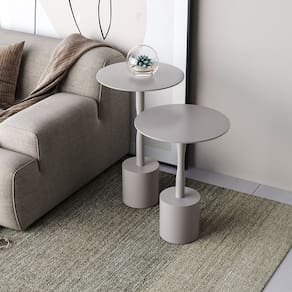 Conjunto Mesa de Canto Parma 65cm X 40cm X 40cm Fendy
