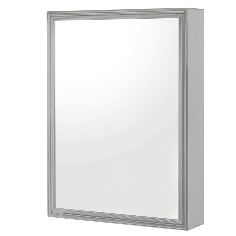 Espelheira One Silver Sobrepor 52,5cm X 48,5cm X 9,5cm Silver