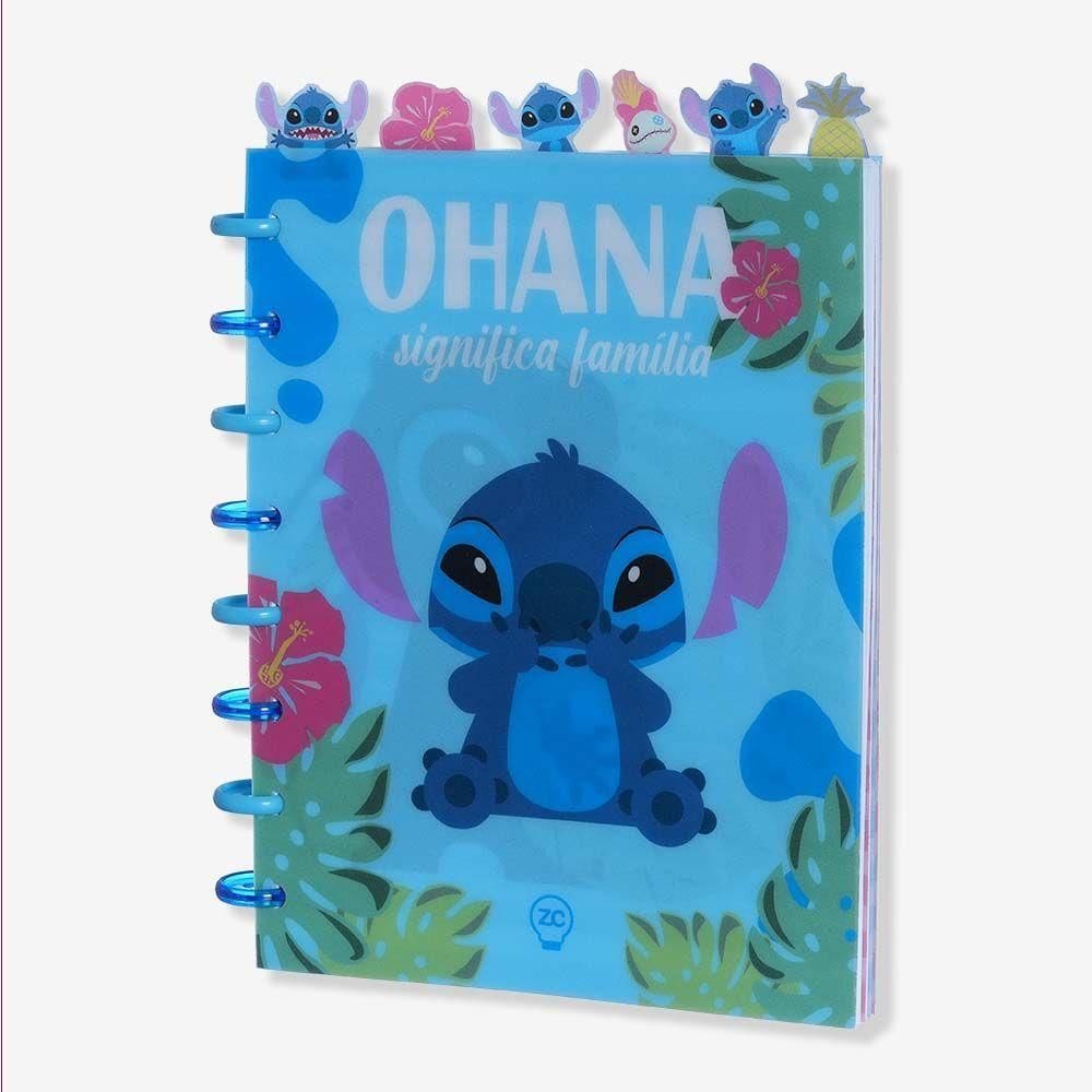 Caderno Com Divisória Stitch Disney