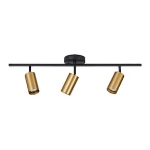 Spot Trilho De Sobrepor Kalla Nordecor 2438 Mr16 Gu10 Dourad