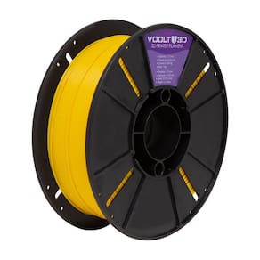 Filamento Para Impressora 3D - ABS Amarelo - 1Kg - 1,75mm - Voolt3D