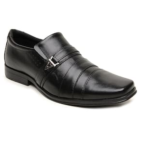 Sapato Social Masculino Couro Moderno Bico Quadrado Conforto