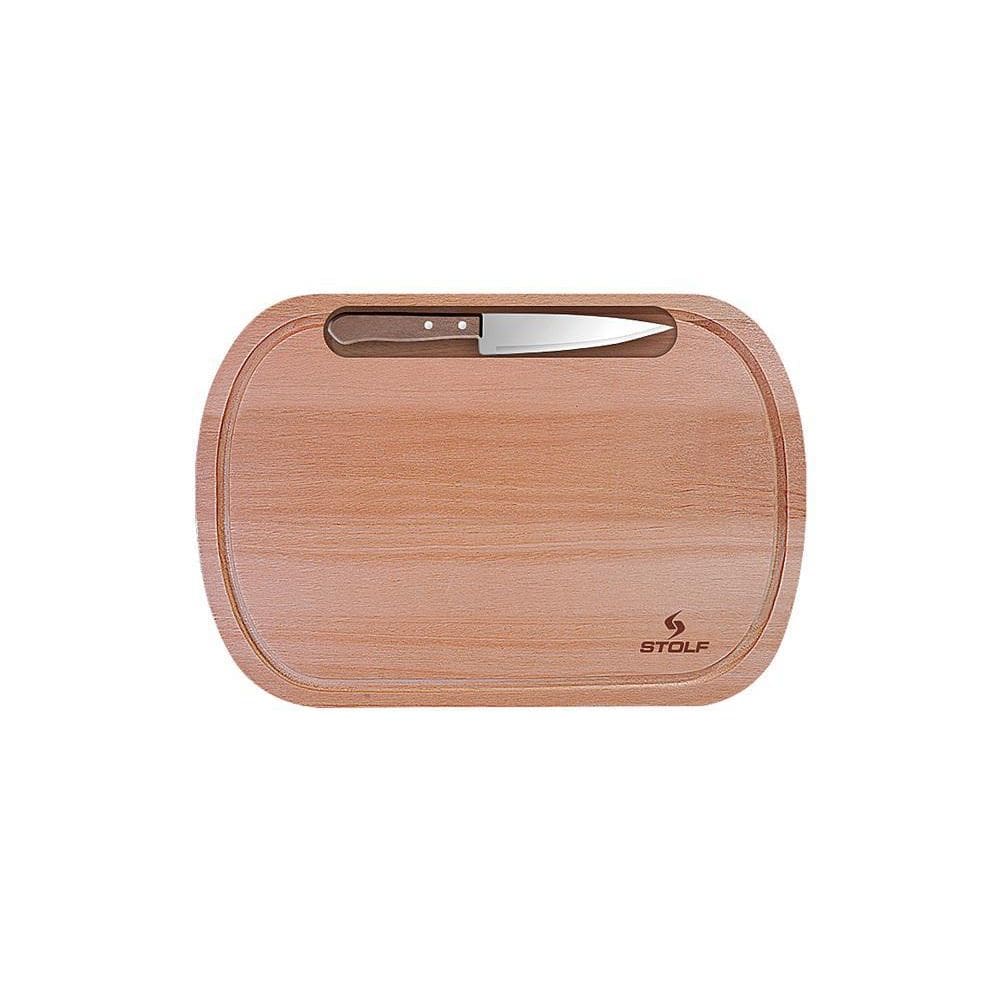 Kit Churrasco Com Faca Stolf - 44 X 30 Cm