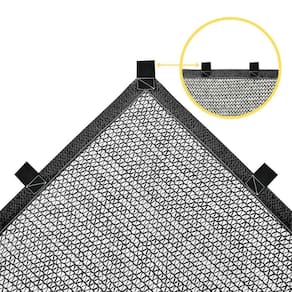 Tela Sombrite Hortas/Estufas 50% Preto 1,5X2 Bainha/Alças