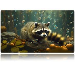Jogo de Cartas Playmat BVDIKMI Magic Forest Raccoon 60x35cm