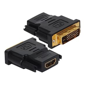 Adaptador Dvi-D Macho 24+1 X Hdmi Femea Contatos Dourados