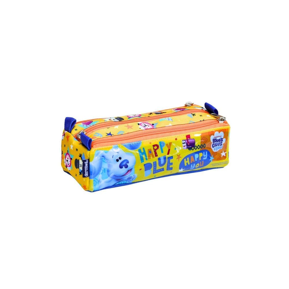 Estojo Escolar Penal Triplo Dog Blue