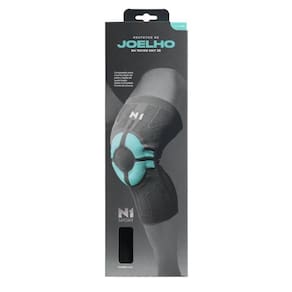 Joelheira Cor Cinza Tamanho Gg N1 Sport