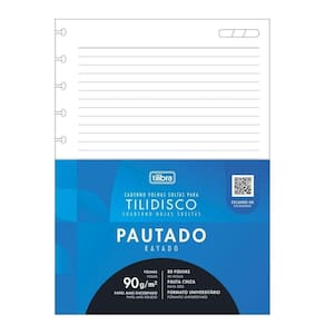 Bloco Fichário 80 Folhas Tilidisco Tilibra Unica Bloco Fichário 80 Folhas Tilidisco Tilibra