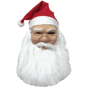 Mascara De Papai Noel Realista Natal Natalino Fantasia Latex