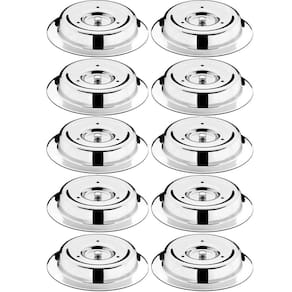 10 Cloche Tramontina Aço Inox 28cm Cúpula para Servir Tampa de Alimentos Restaurante