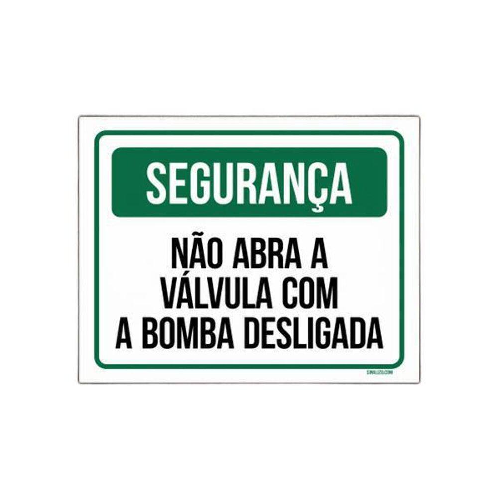 Placa Segurança - Não Entre De Chinelo
