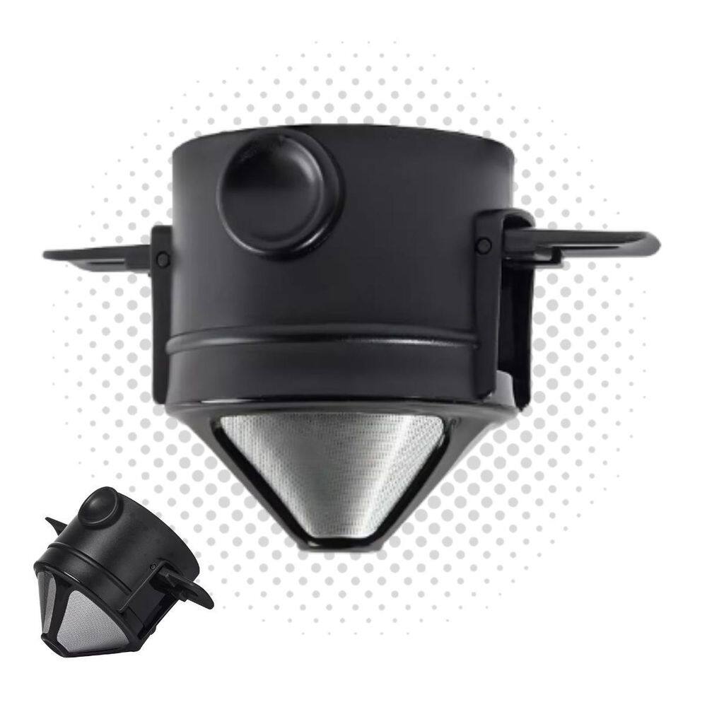 Coador De Café Inox Portátil, Compacto E Ecológico