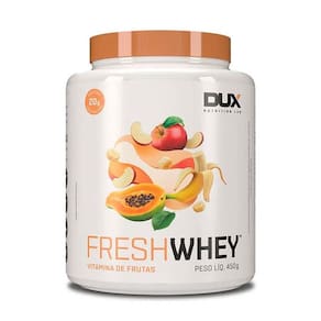 Fresh Whey Dux 450G 3W Isolado Sabor Vitamina de Frutas