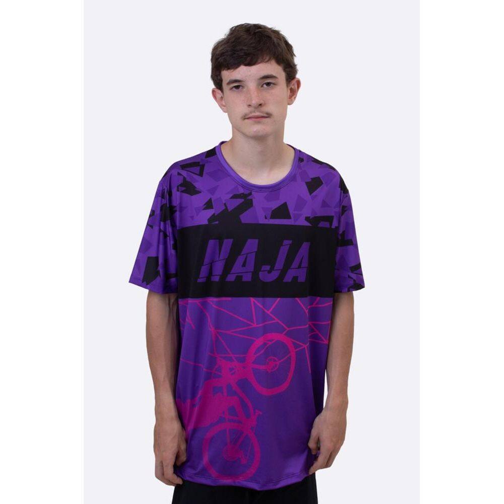 Camiseta Masculina HUPI Naja Roxo/Preto