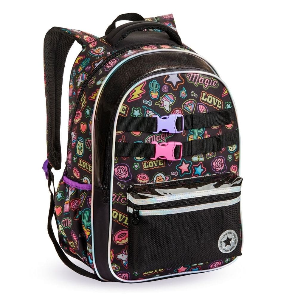 Mochila Escolar Juvenil Feminina