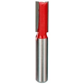 Fresa Reta 8Mm Haste 6Mm Corte Duplo Para Madeira Tupia Vaz