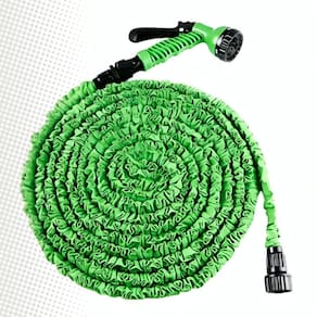Mangueira Jardim Expansível 30M Pistola 6 Jatos Alta Pressão