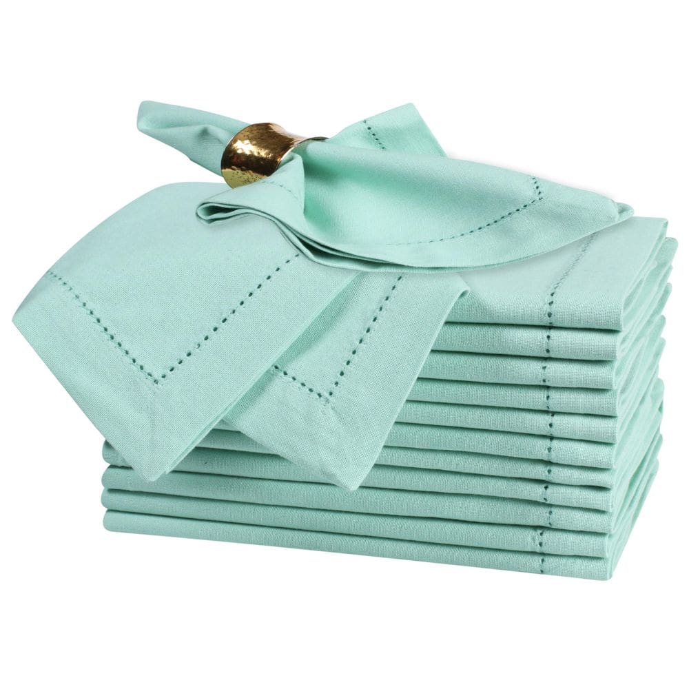 Guardanapos de tecido, roupa de cama, algodão artesanal, 18 x 18 cm, conjunto de 12 pássaros, gr