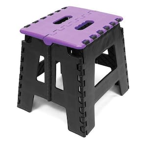 Banco Dobrável Portátil Camping Até 100Kg Roxo