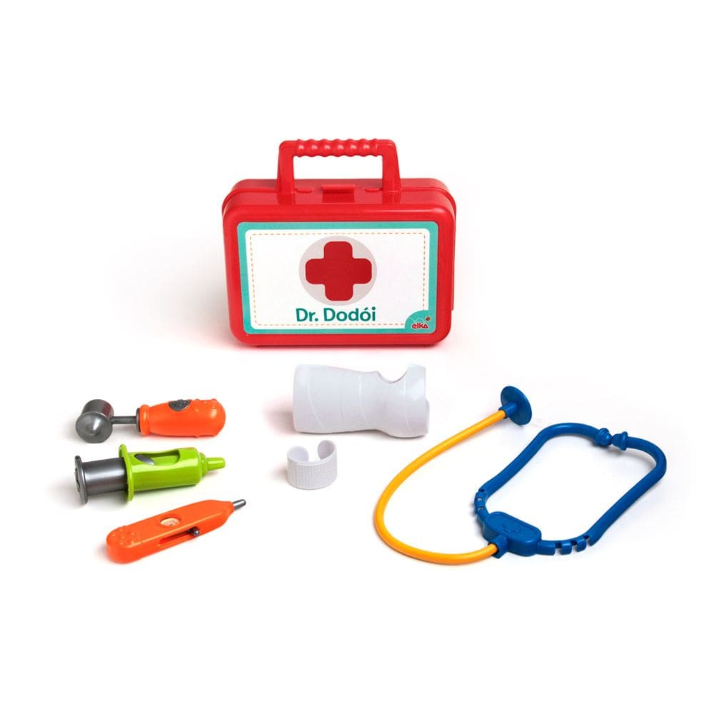 Kit Médico Dr. Dodói - Elka, Maleta e Instrumentos