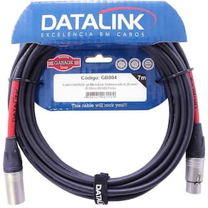 Cabo Para Microfone Balanceado Xlr Macho / Fêmea 7 M