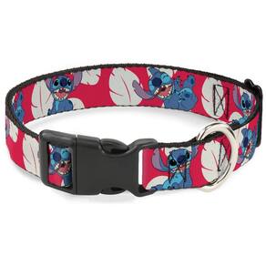 Coleira para cães com fivela Lilo Stitch 4 poses Vestido Lilo 23-38c